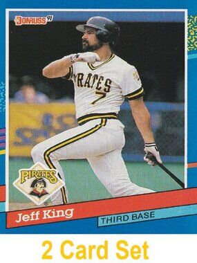 Jeff King Baseball Card Collection